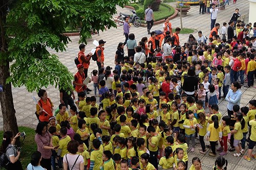 Các bạn MGL A1 trường MN Phúc Đồng có một chuyến “du hí” thật thú vị tại khu vui chơi VINKE - TIME CITY.